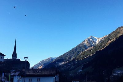 Scenic view of clear blue sky