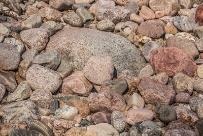 Full frame shot of stones