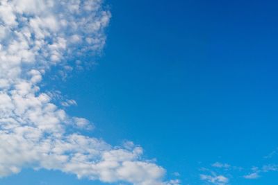 Low angle view of clouds in sky