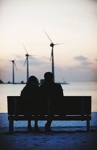 Windmills on the landscape