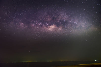 Scenic view of star field at night