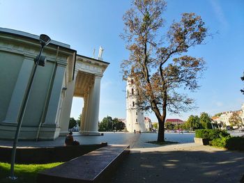 Built structure against clear sky