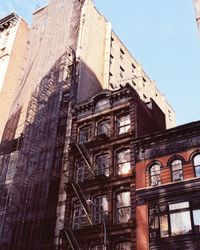 Low angle view of building against sky