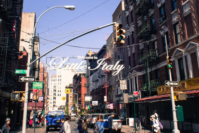 View of buildings in city