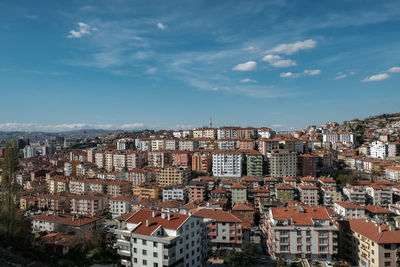 Apartment views from ankara, the capital of turkey