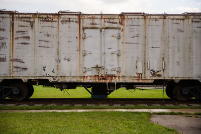 Train on railroad track