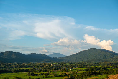 Scenic view of landscape against sky