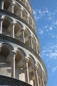 Low angle view of historical building against sky