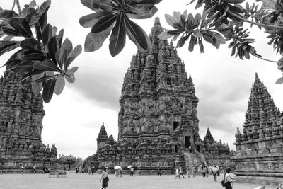 Low angle view of temple