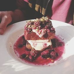 Close-up of ice cream