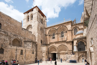 Group of people in historic building