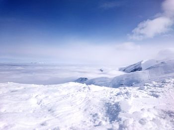 Snow covered landscape