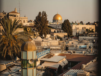 View of buildings in city