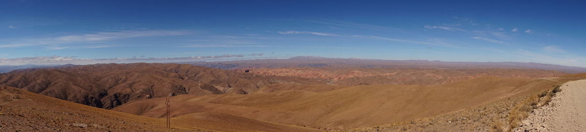 Panoramic view of landscape against sky