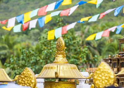 Decoration in the buddhist temple in china, sanya