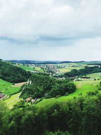 Scenic view of landscape against sky