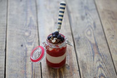 Close-up of drink on table