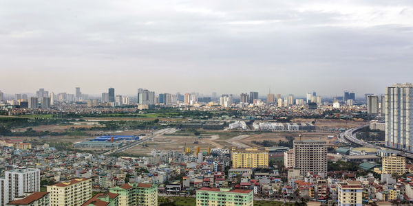 Cityscape against sky