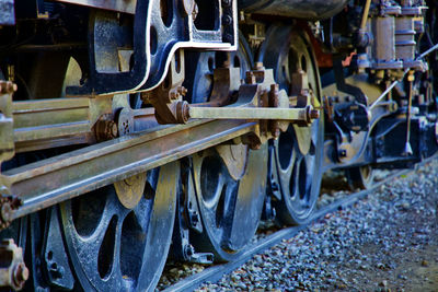Train on railroad track
