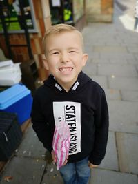 Portrait of smiling boy