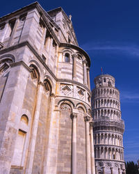 Low angle view of historical building against sky