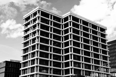 Low angle view of building against sky