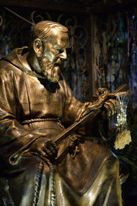 Low angle view of statue