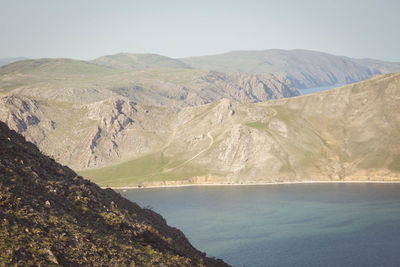 Scenic view of mountains