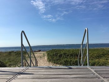 Scenic view of calm sea against sky