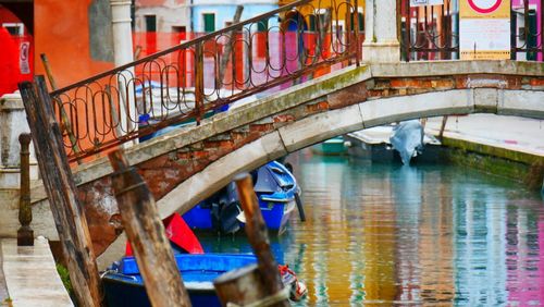 Boats in canal