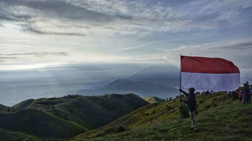 Mount prau landscape