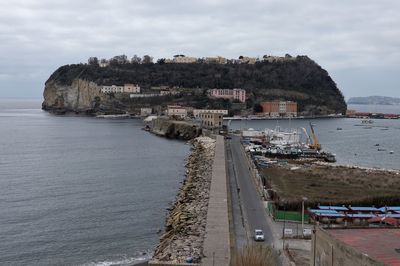 Panoramic view of beach against sky