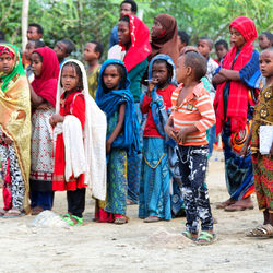 Group of people standing outdoors