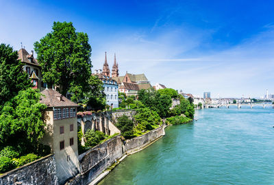 Buildings at waterfront