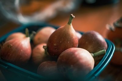 Close-up of fruits on table