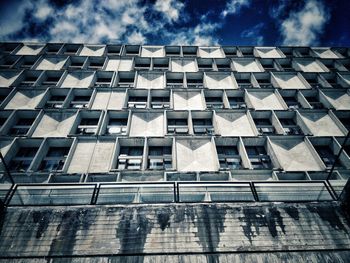 Low angle view of building against sky