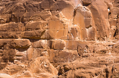 Rock formations in a desert