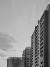 Low angle view of buildings against sky