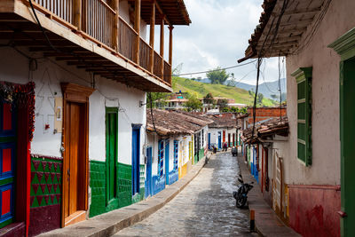 Street amidst buildings in city