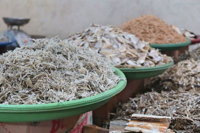 Close-up of food for sale at market stall