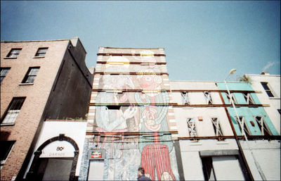 Low angle view of building against sky