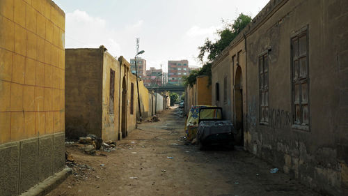 Street amidst buildings in city