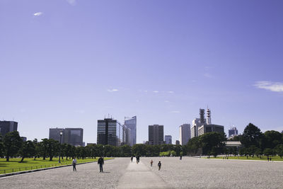 Skyscrapers in city