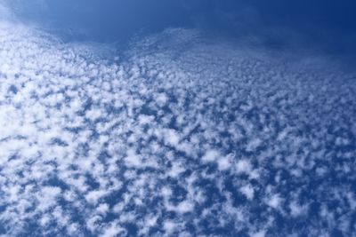 Low angle view of clouds in sky