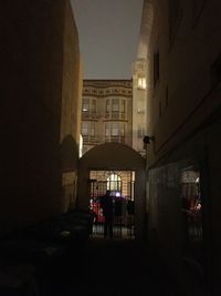 Woman standing in building