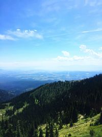 High angle view of landscape