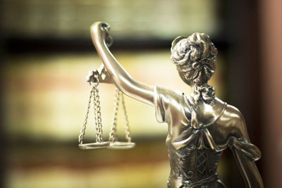 Close-up of lady justice