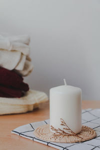 Close-up of cake on table