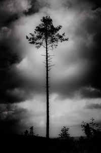 Low angle view of cloudy sky