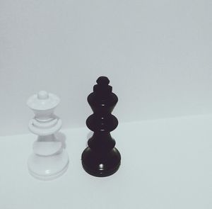 Close-up of objects over white background